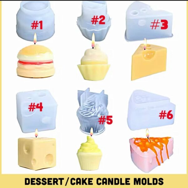 Dessert/ Cake/ Cheese Candle Mold