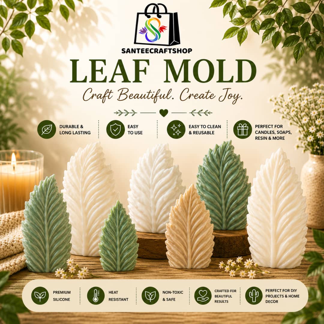 LEAF CANDLE MOLD