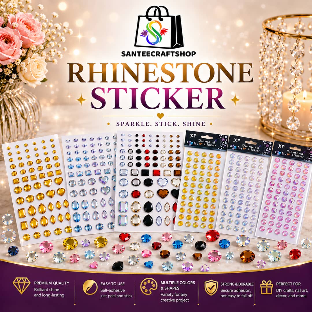 ADHESIVE RHINESTONE STICKERS