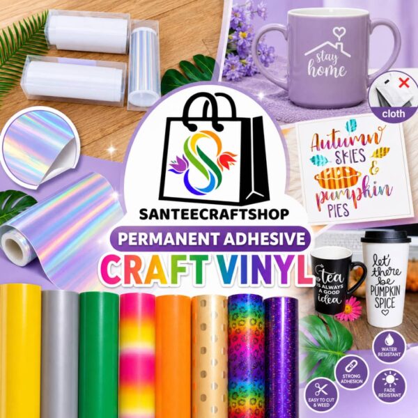 PERMANENT ADHESIVE CRAFT VINYL